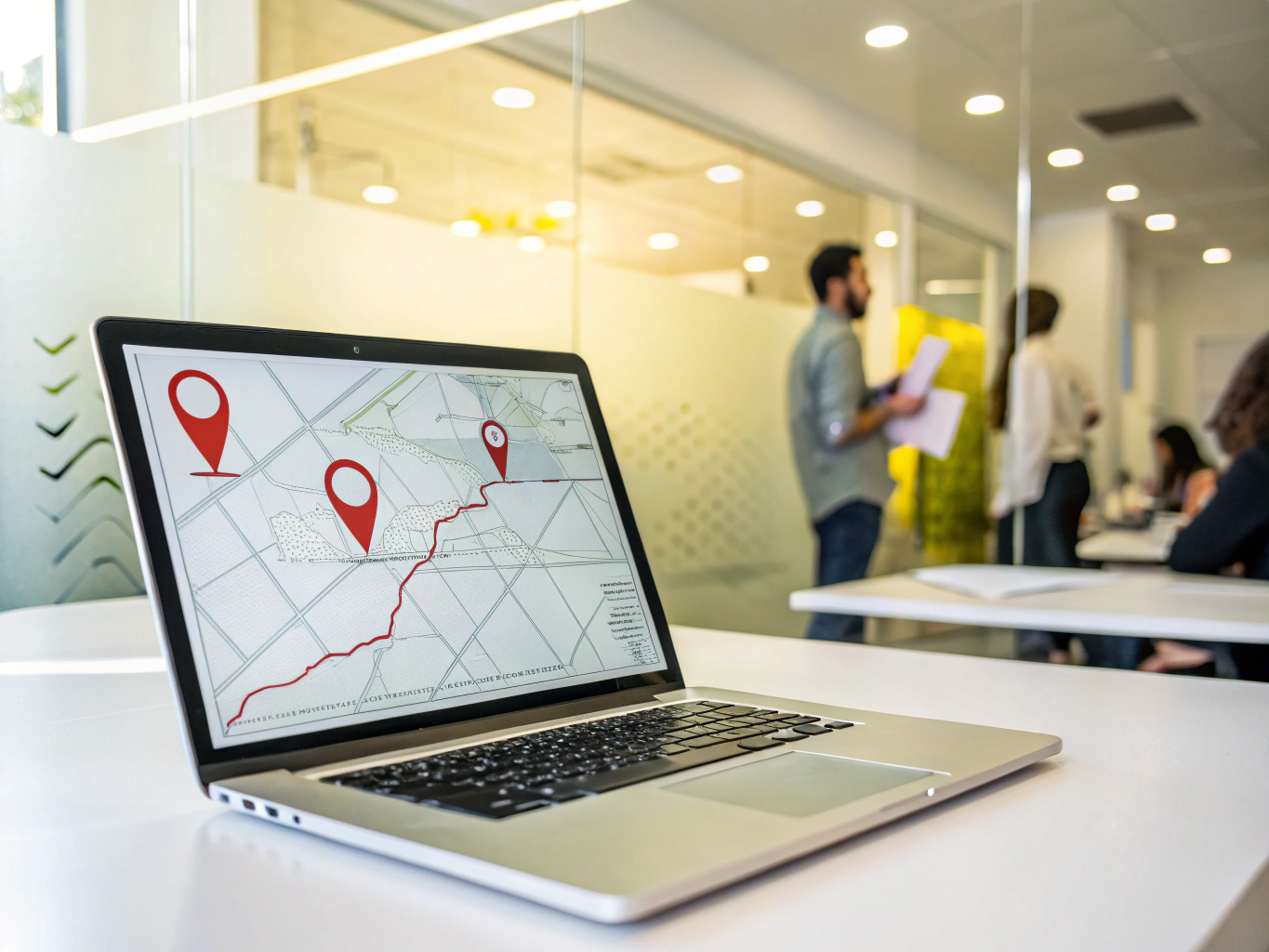 Map visualization of charter school consulting projects